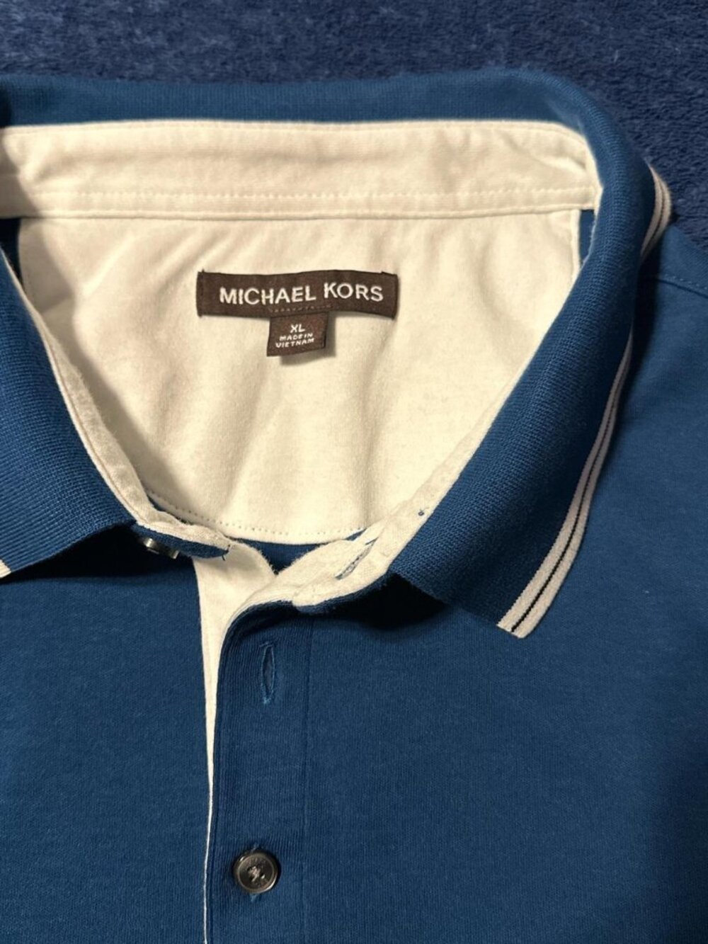 Michael Kors Men's Blue Polo-shirt